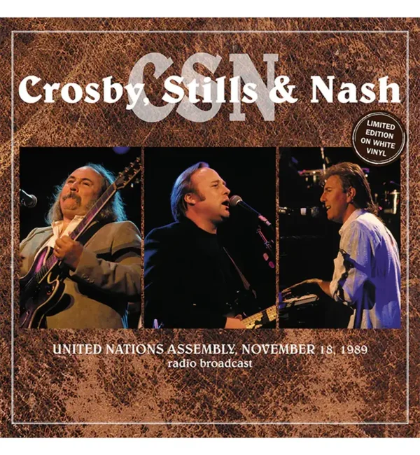 Crosby Stills Nash – United Nations Assembly 1989 LP