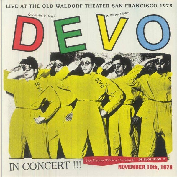Devo | Live At The Old Waldorf 1978 LP
