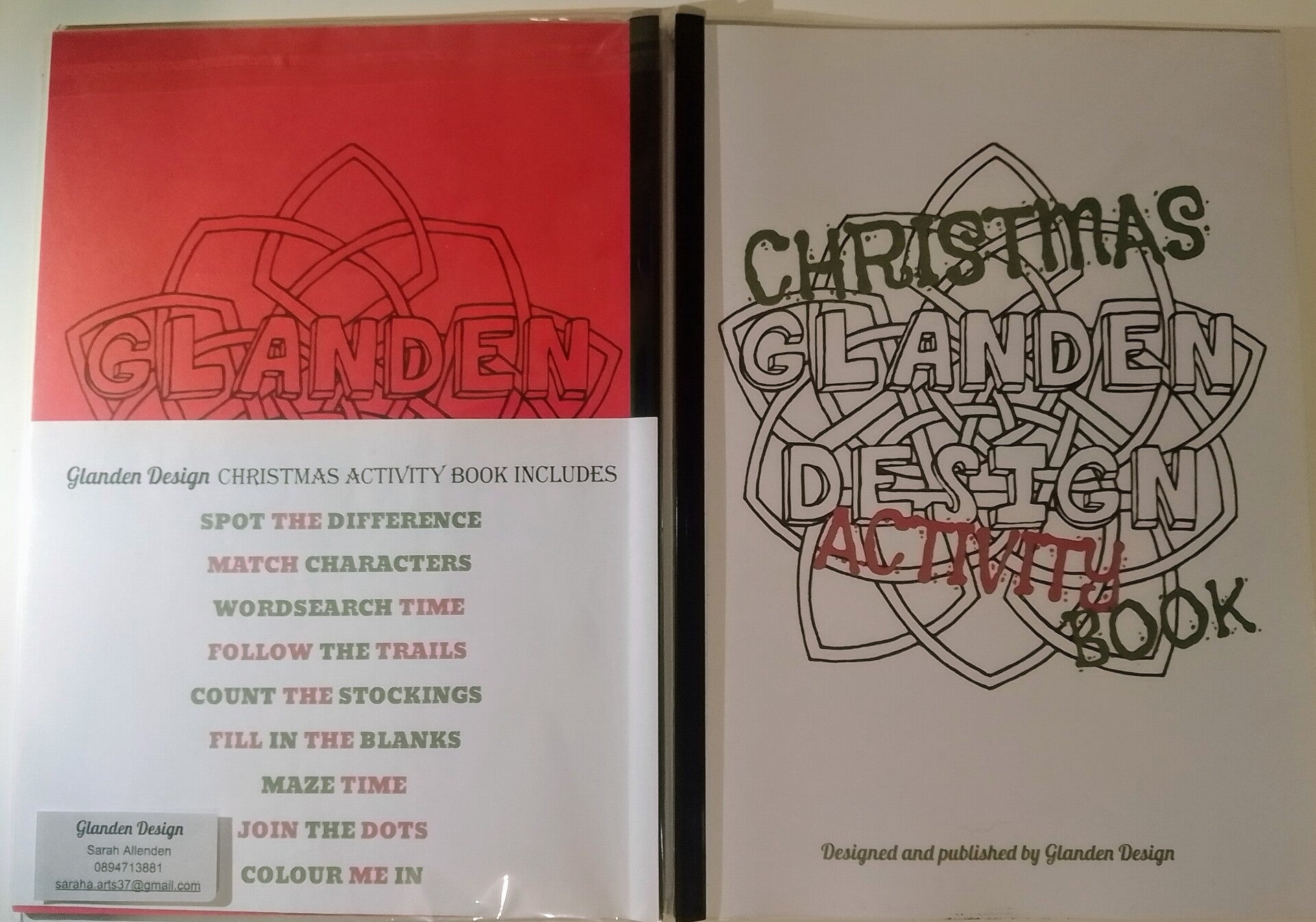 Christmas colour in & Activity