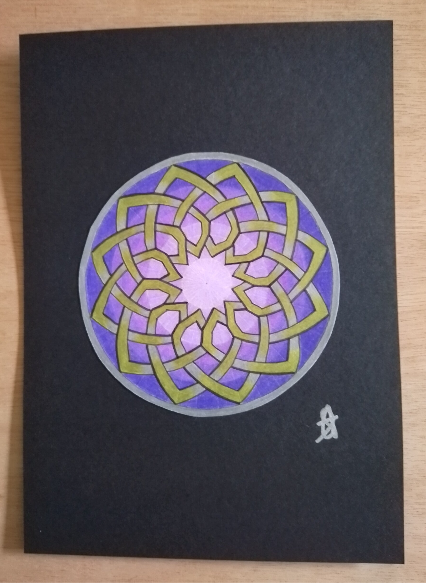 A5 Art piece - Cosmic Crown