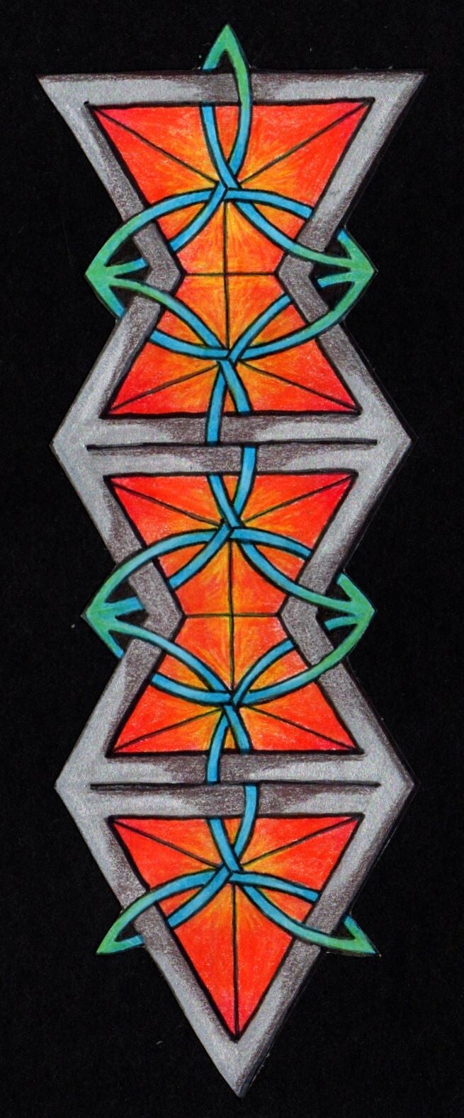 A5 Art piece - Tri Blast