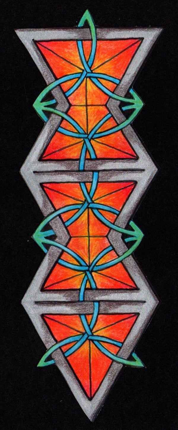 A5 Art piece - Tri Blast