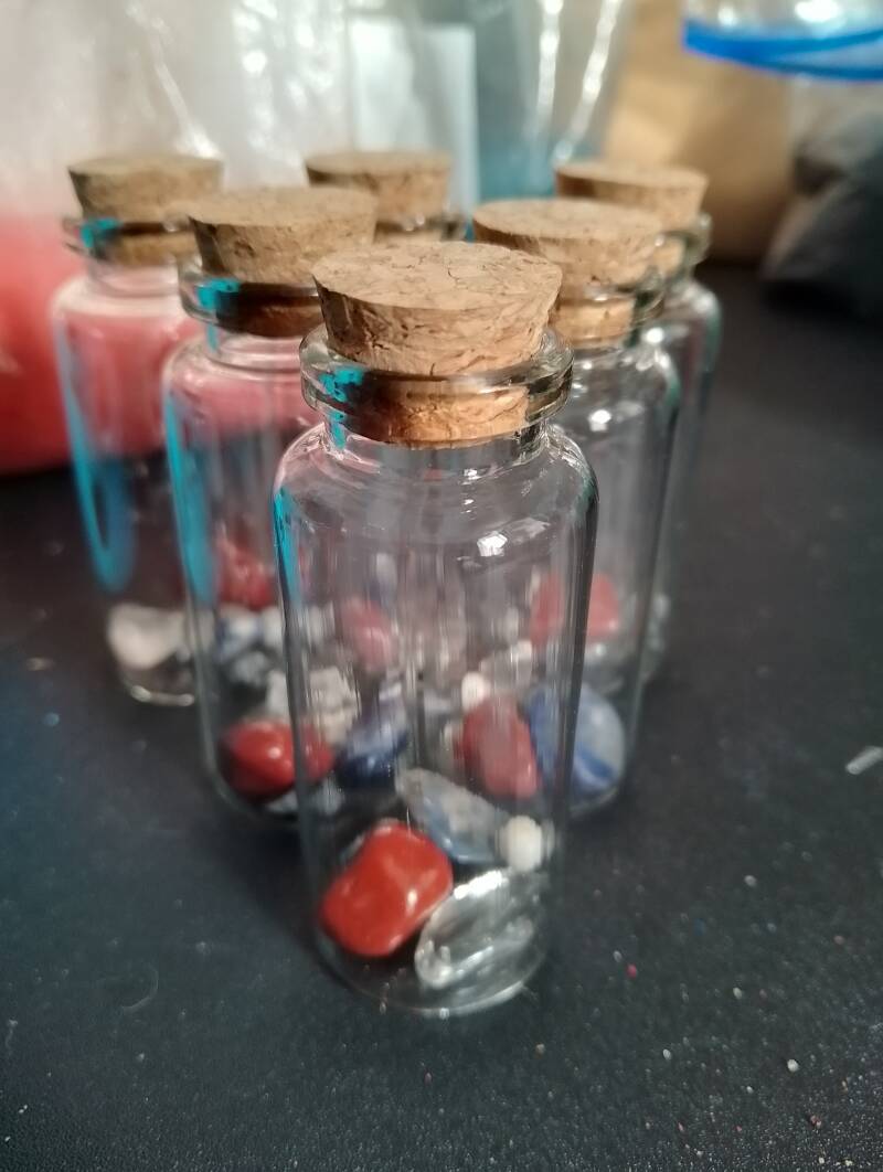 CRYSTAL &amp; SAND JAR
