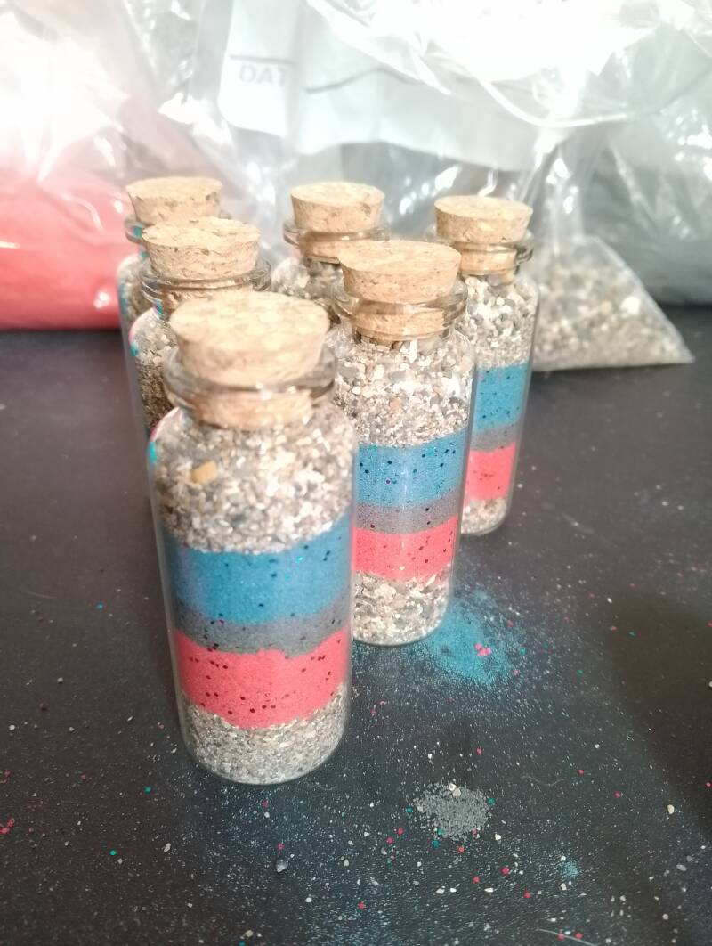 CRYSTAL &amp; SAND JAR