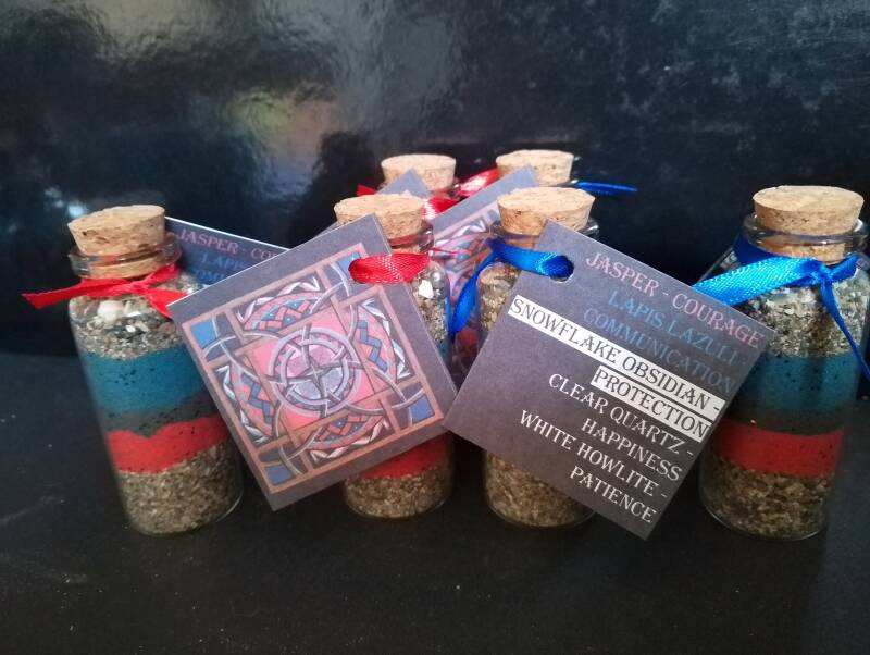 CRYSTAL &amp; SAND JAR