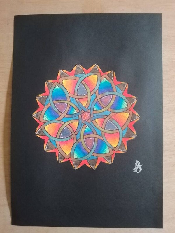 A4 Art Piece - Sun of Tri