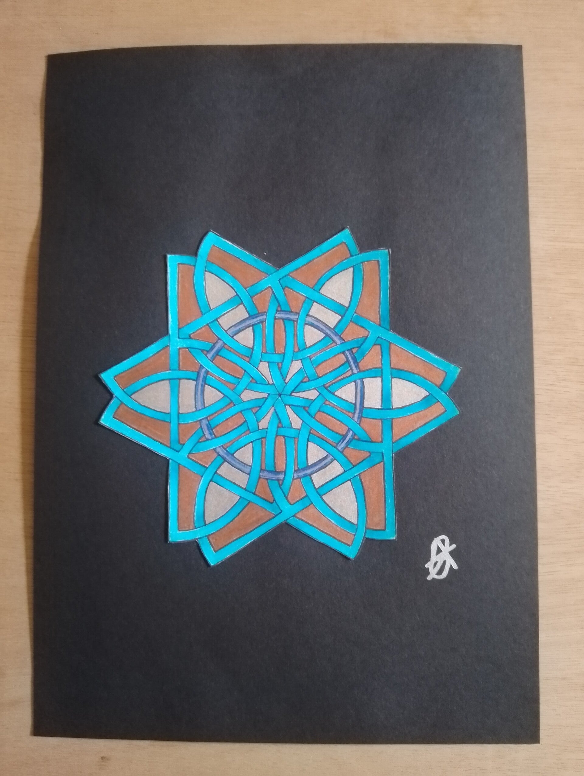 A4 Art Piece - Conductor Flower of Peace