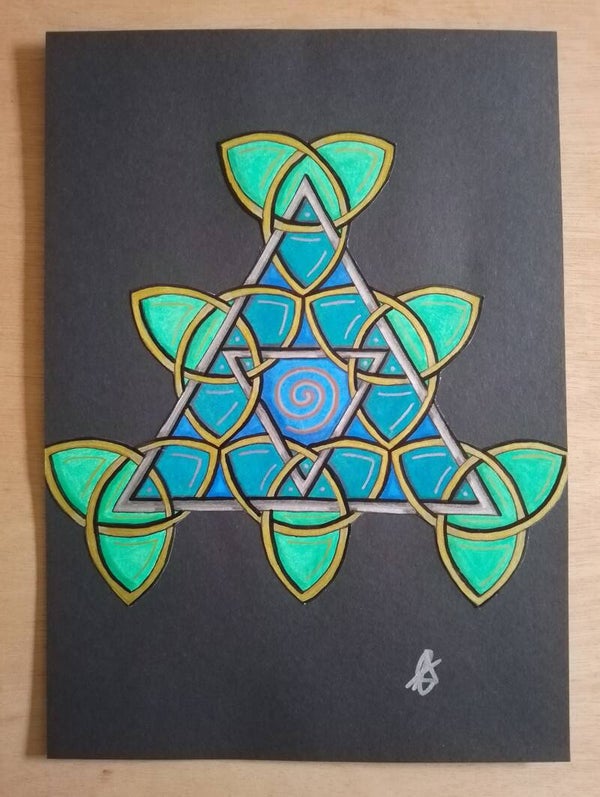 A4 Art Piece - Cosmic Positivity