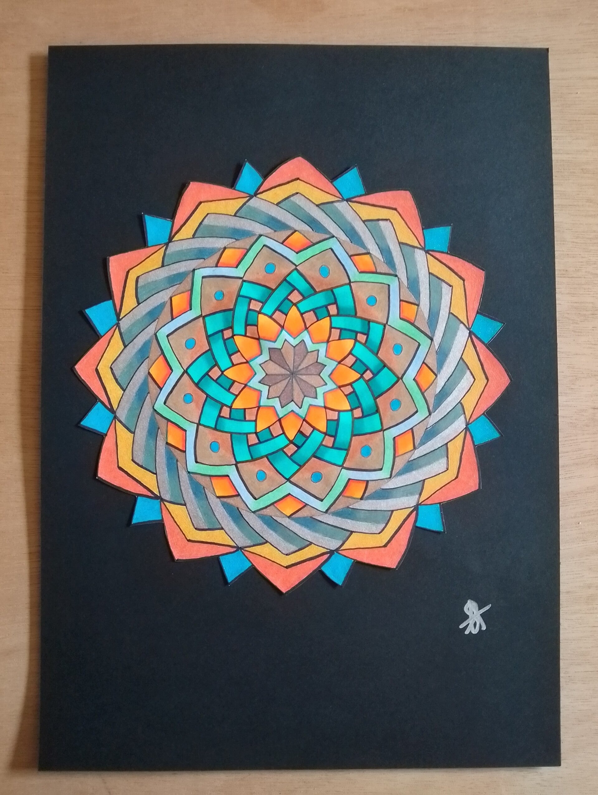 A4 Art Piece - Cosmo Twist