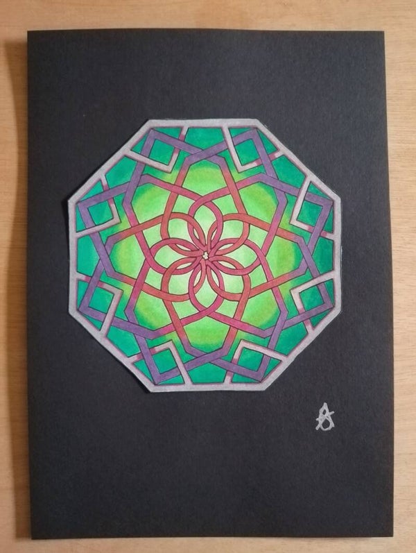 A4 Art Piece - Garden Wall