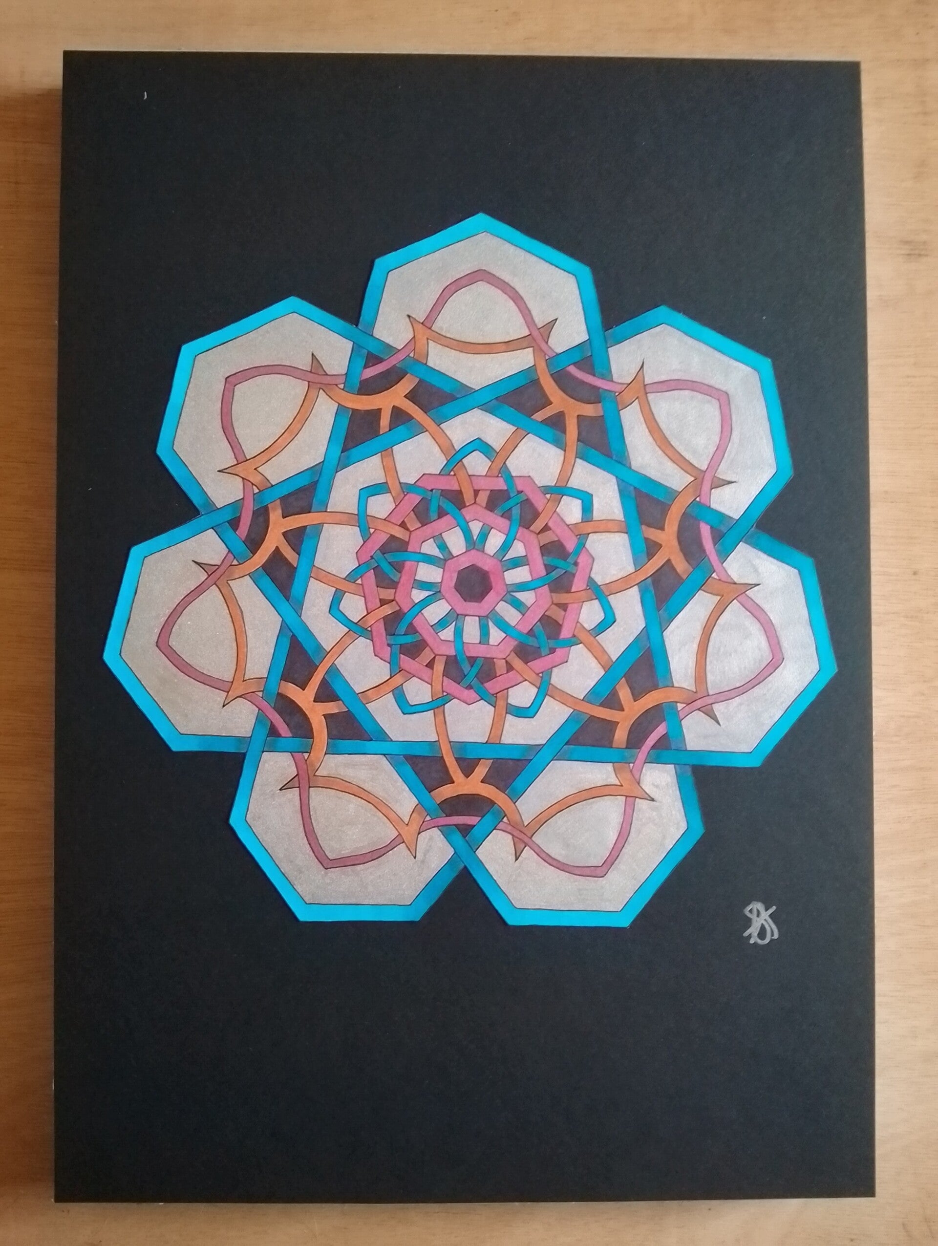 A3 Art piece - Crown of Seven