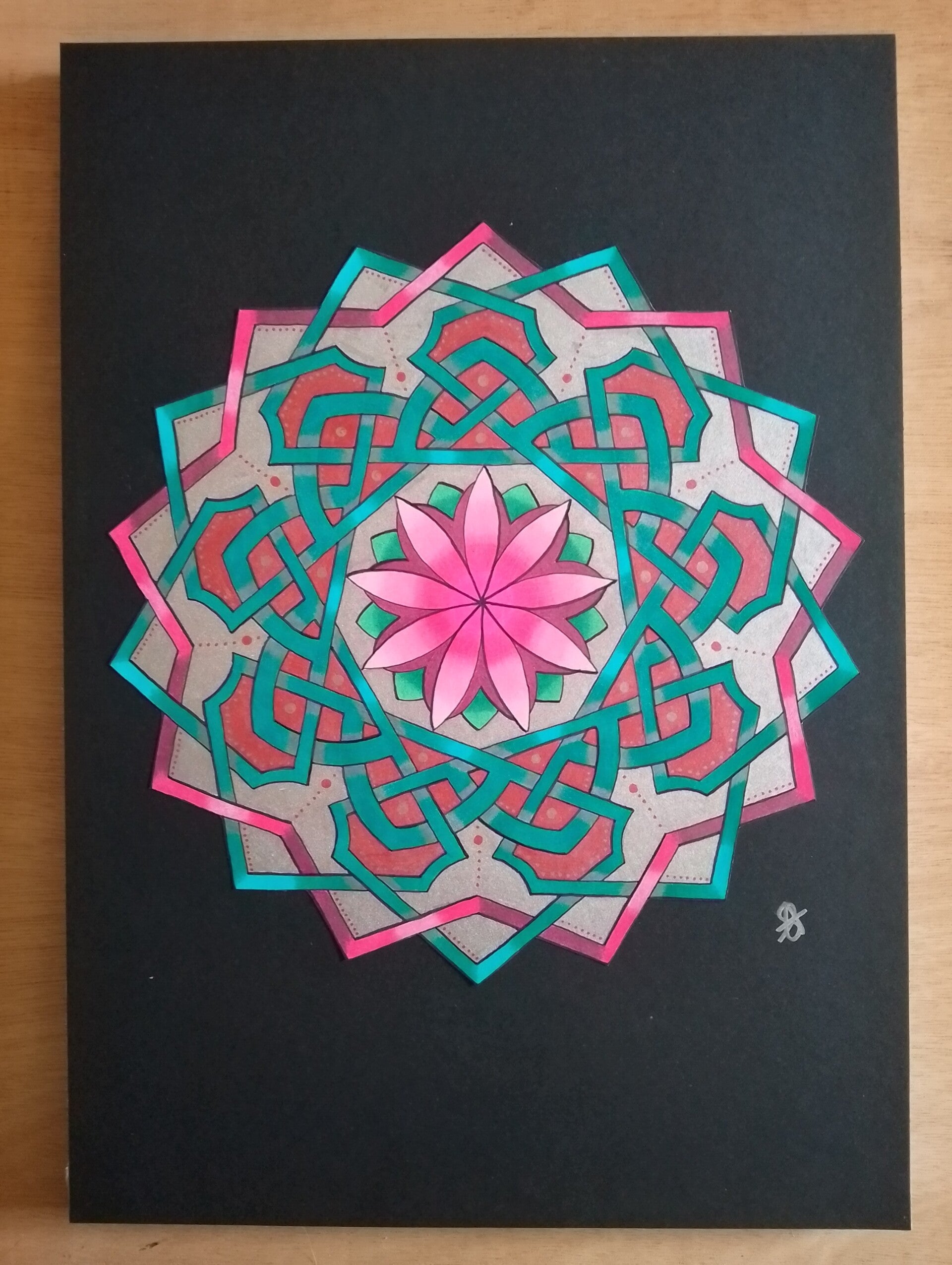 A3 Art piece - Wonder Flower