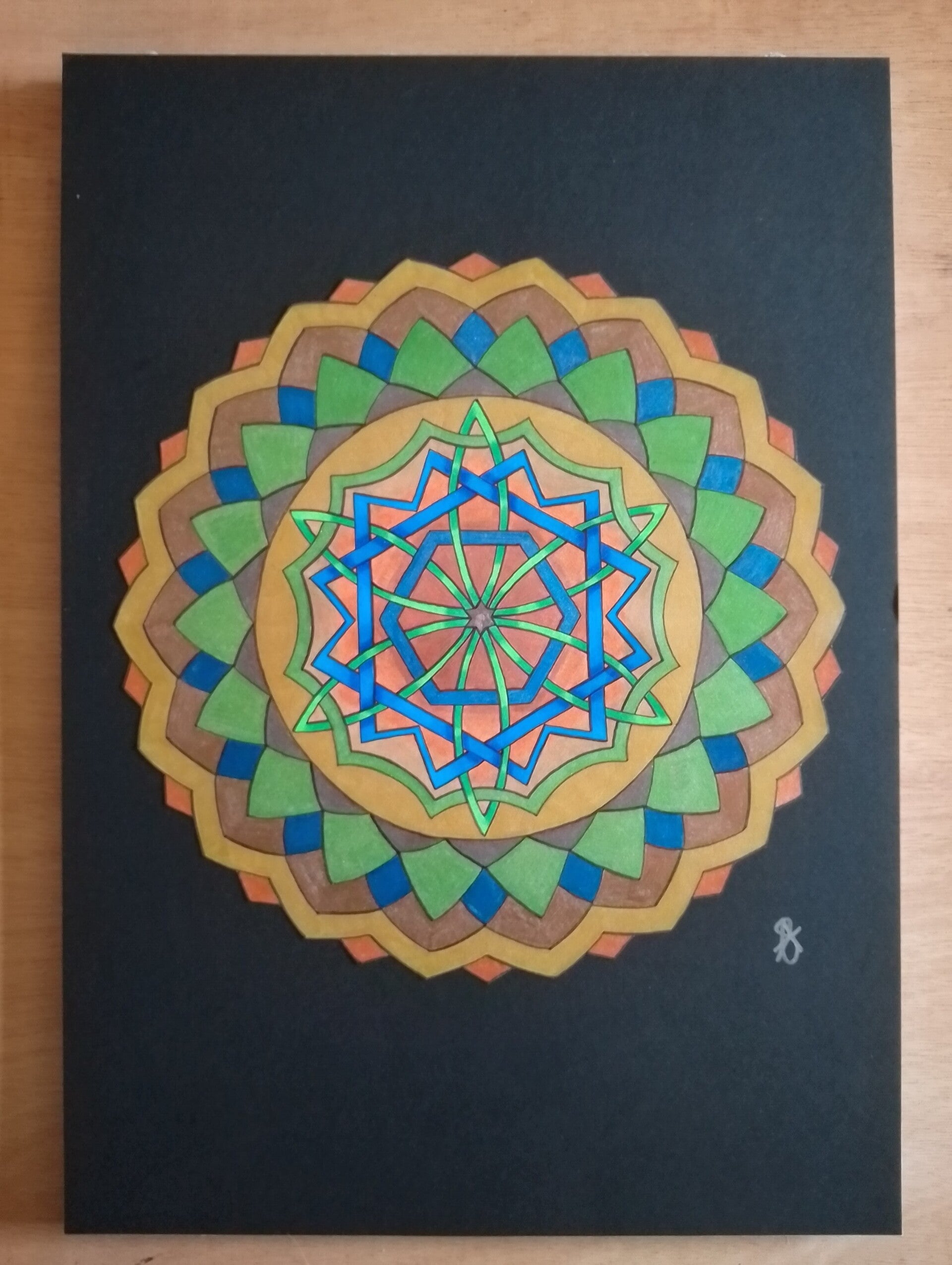 A3 Art piece - Earth Energy