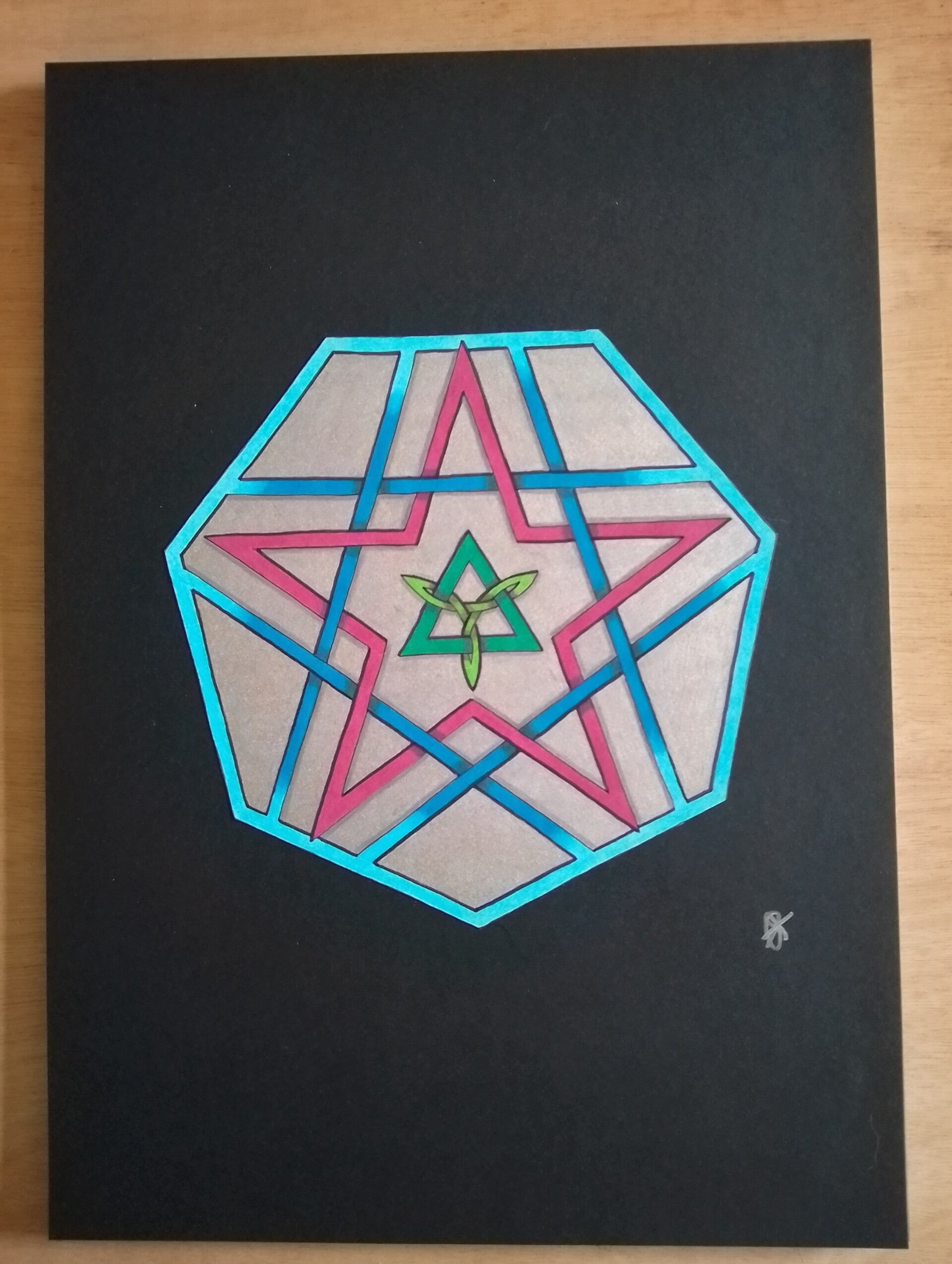 A3 Art Piece - Three, Five, Seven