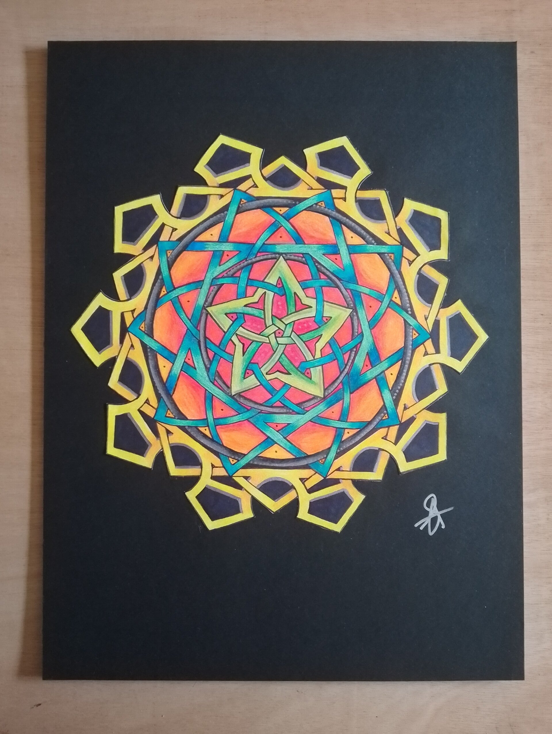 A3 Art piece - Blast of Joy