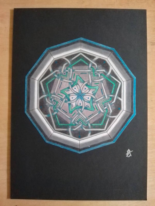 A3 Art piece - Galactic Five