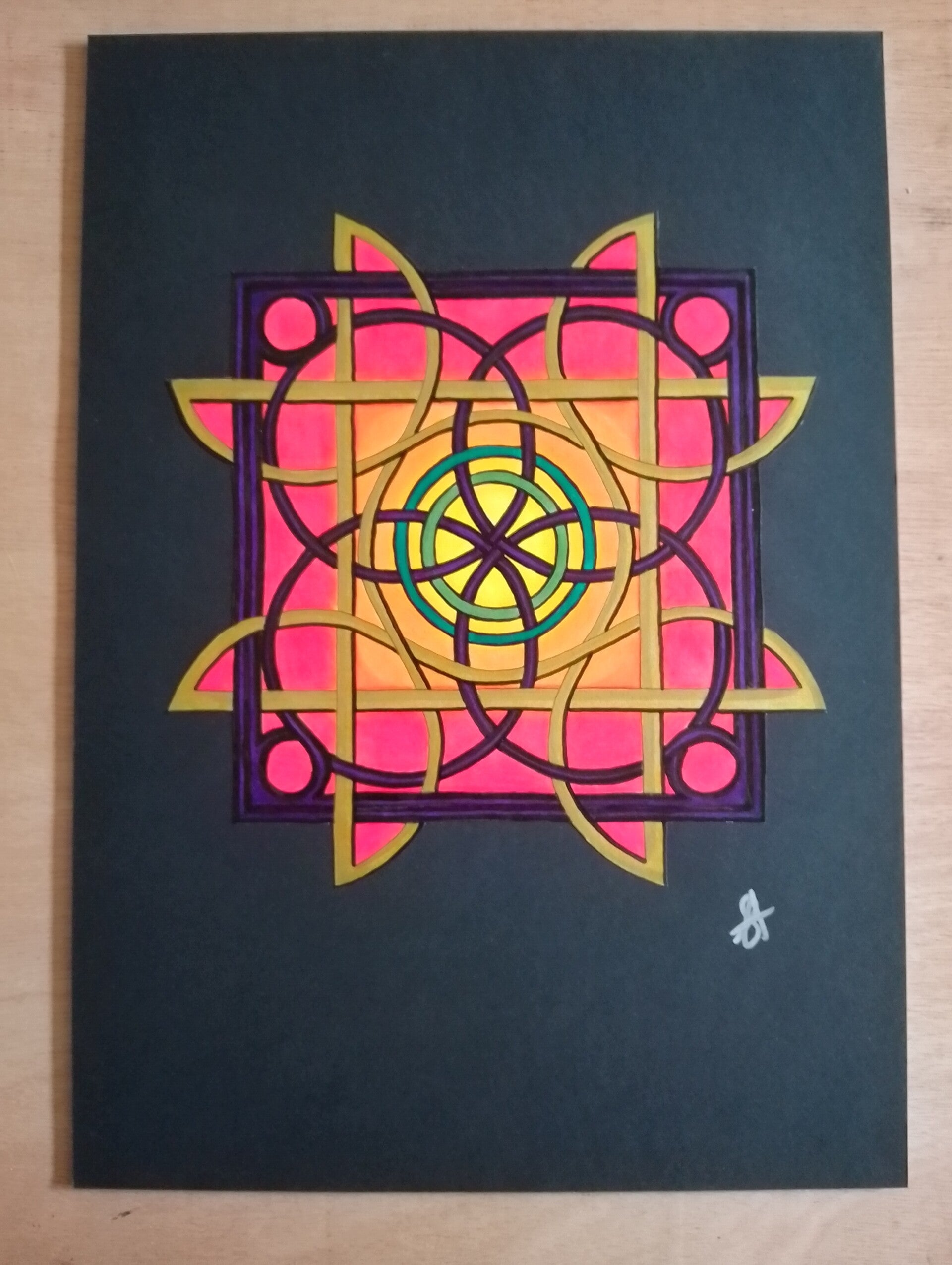 A3 Art piece - Royal Twist