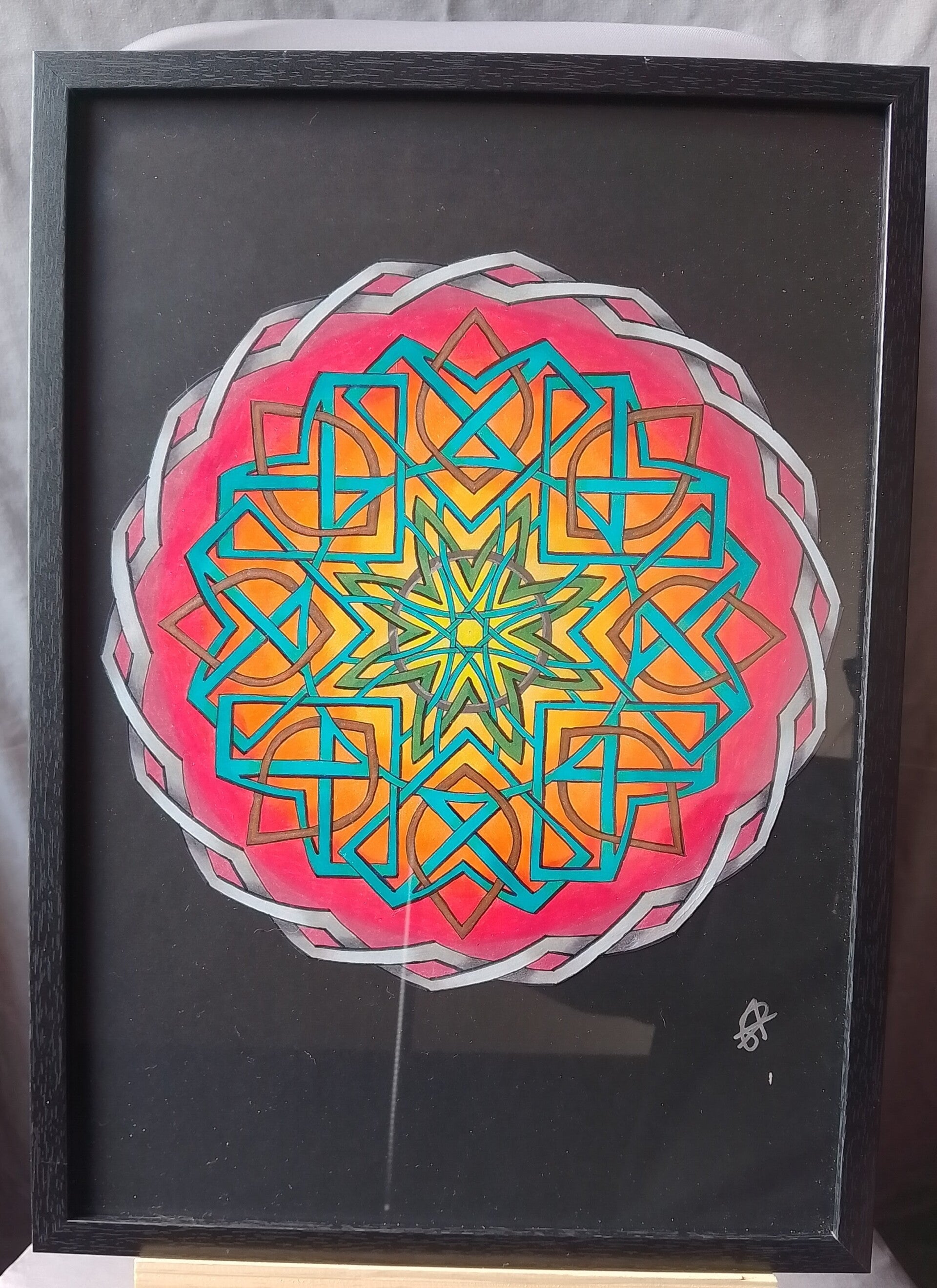 A3 Art Piece - FRAMED -  Balance of Power