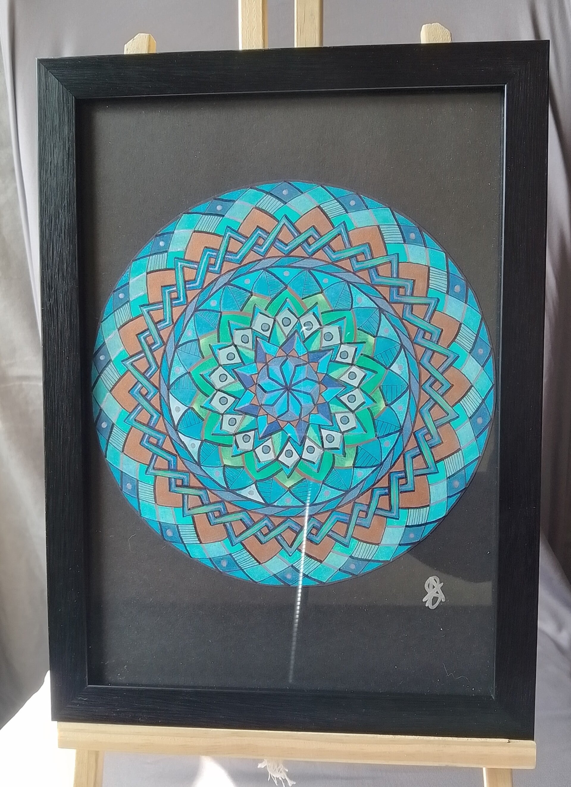 A4 Art Piece - FRAMED - Harmony Heart