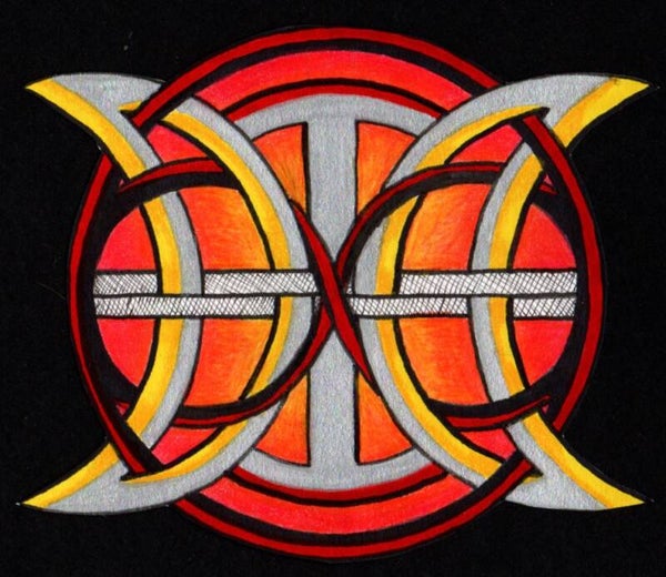 A5 Art piece - Triple Moon