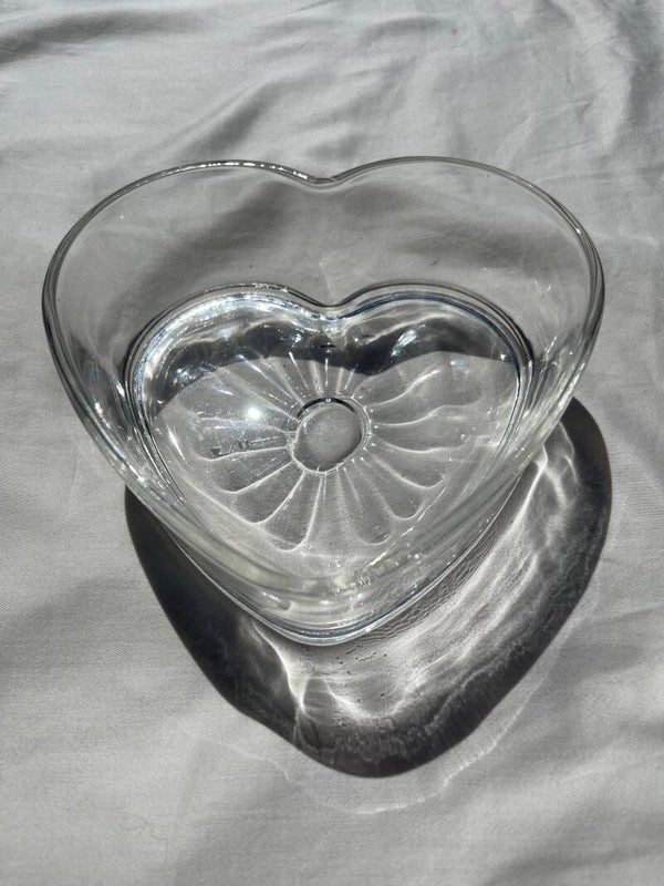 Glass Heart Decor