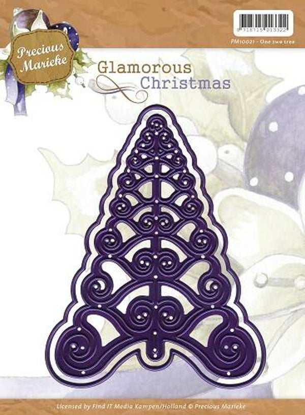 Precious Marieke - Glamorous Christmas - One two tree   PM10021
