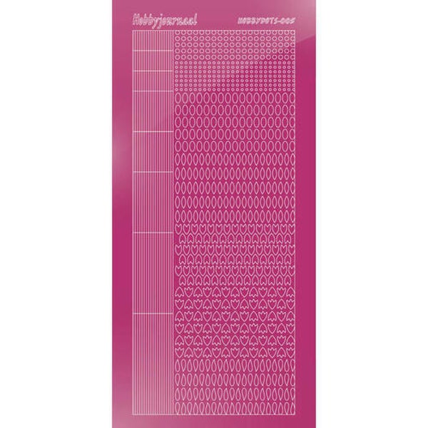 Hobbydots sticker - Mirror Pink   STDM05F