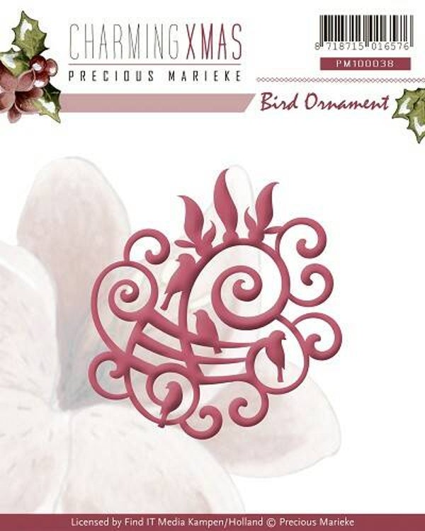 Precious Marieke - Charming Xmas - Bird Ornament  PM10038