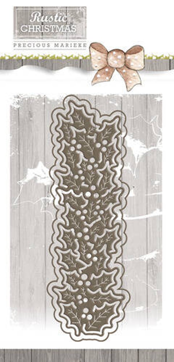 Precious Marieke - Rustic Christmas - Holly   PM10044