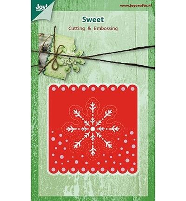joycrafts Cutting & Embossing - Kop kaartje sneeuwvlok - 6002/0393