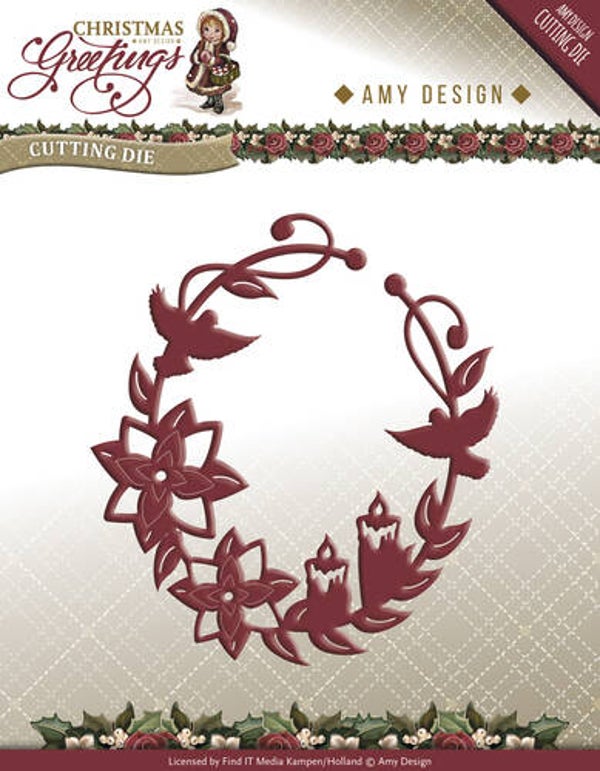 Amy Design - Christmas Greetings - Christmas Greetings Ornament   ADD10068