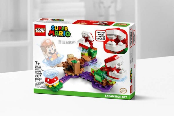 LEGO Super Mario 71382 Piranha Plant Puzzling Challenge Expansion Set