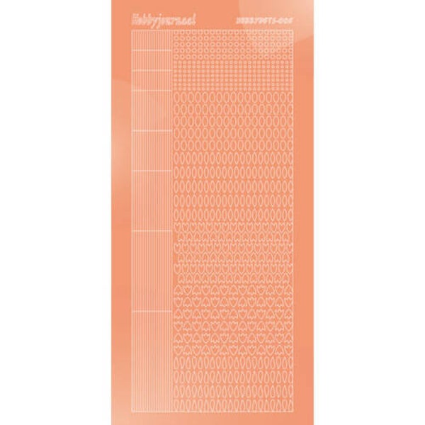 Hobbydots sticker - Mirror - Salmon   STDM05K