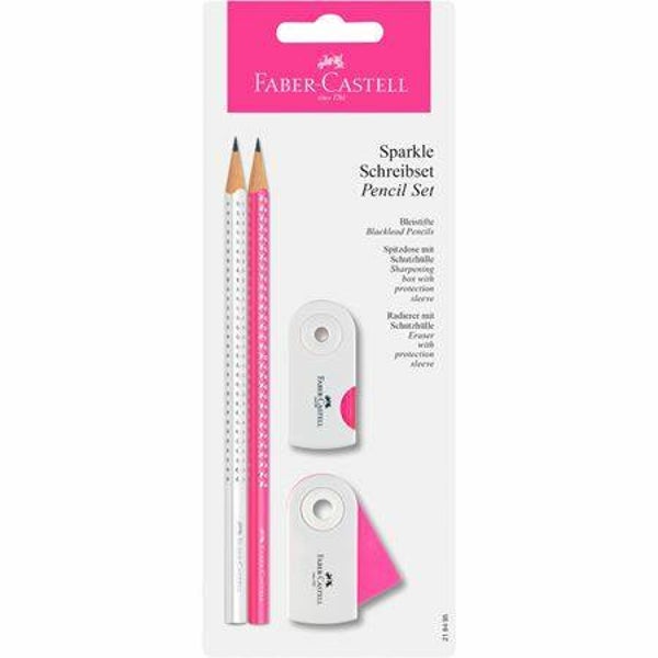 Faber-Castell Pencil set Sparkle white/pink