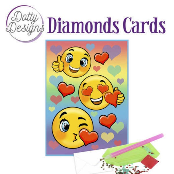 Dotty Designs Diamond Cards - Smileys - DDDC1020