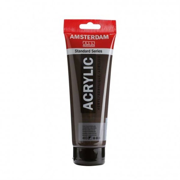 Amsterdam acrylverf 120ml van dijckbruin - 30210-403