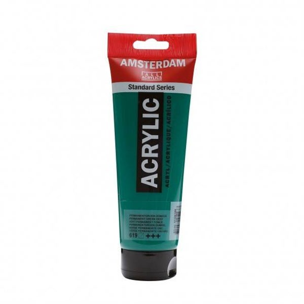 Amsterdam acrylverf 120ml permanent groen donker - 30210-619