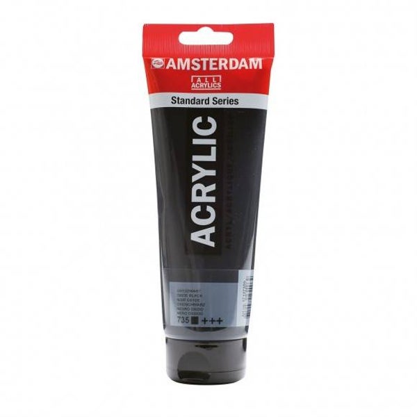 Amsterdam acrylverf 250ml oxydzwart - 30211-735