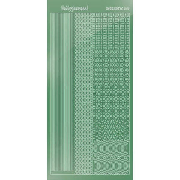 Hobbydots sticker - Mirror - Apple   STDM011