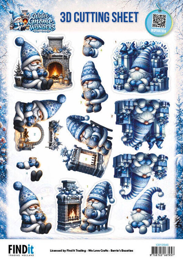 Berries Beauties - Winter Gnome Wonders - Winter Comforts