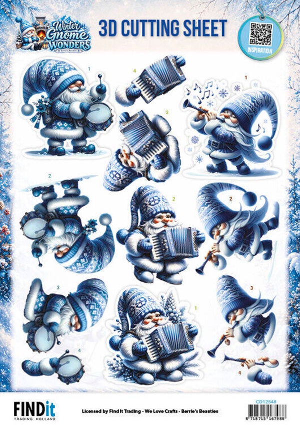 Berries Beauties - Winter Gnome Wonders - Frozen Harmonies