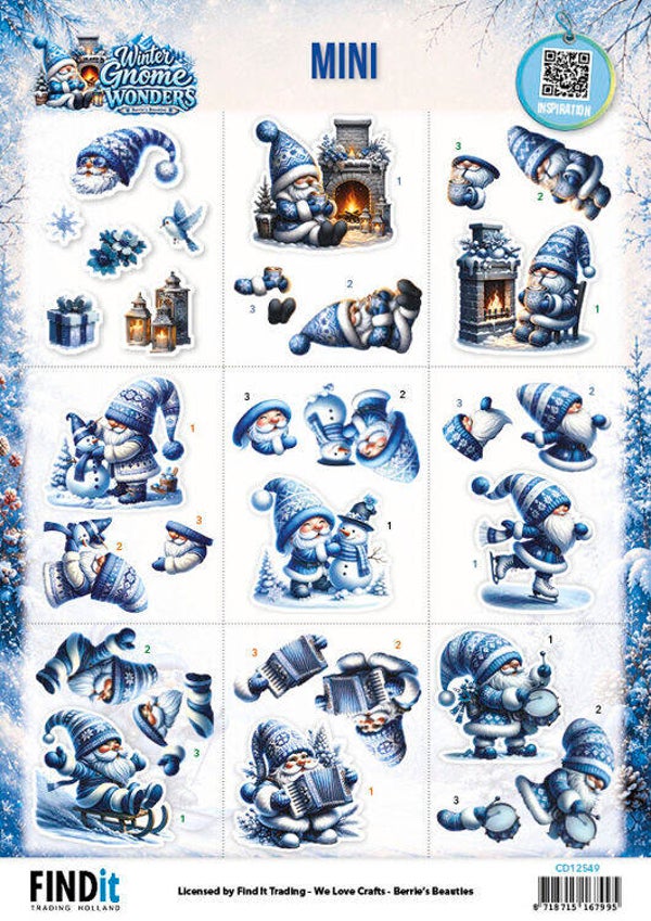 Berries Beauties - Winter Gnome Wonders - Mini