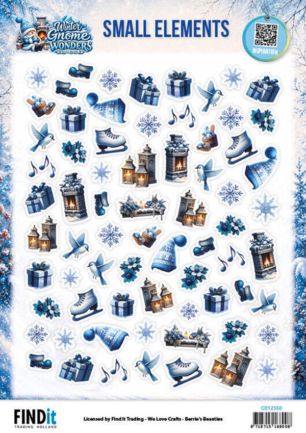 Berries Beauties - Winter Gnome Wonders - Small Elements