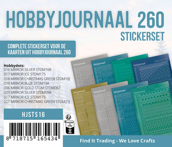 Stickerset Hobbyjournaal 260