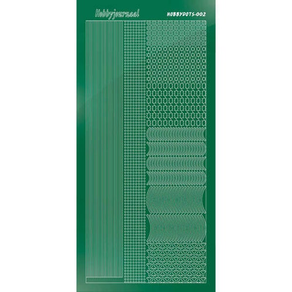 Hobbydots sticker - Mirror - Green   STDM022