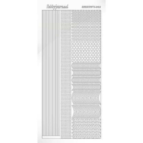 Hobbydots sticker - Adhesive - White   STDA020