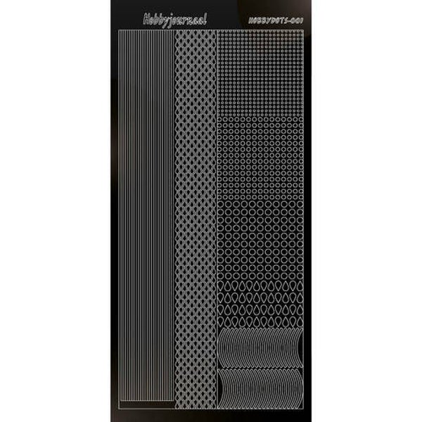 Hobbydots sticker - Adhesive - Black   STDA013