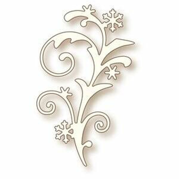WILD ROSE STUDIO SPECIALTY DIE - SNOW FLOURISH - SD025
