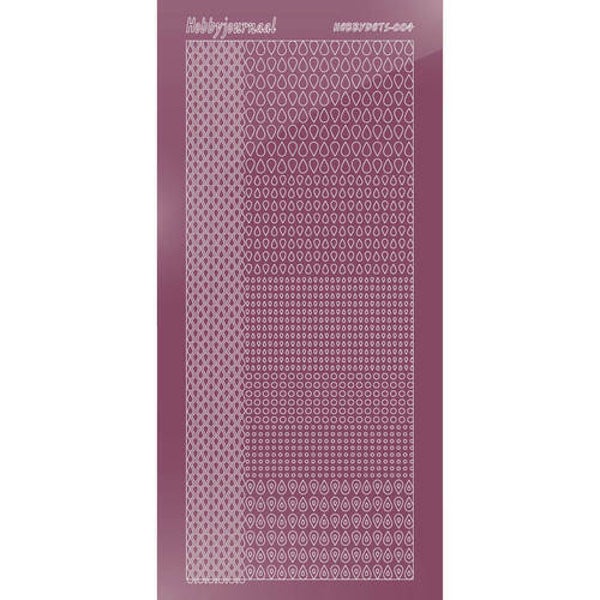 Hobbydots sticker - Mirror - Violet   STDM046