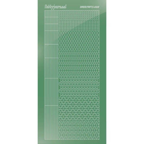 Hobbydots sticker - Mirror - Apple   STDM051